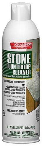 Stone Countertop Cleaner - Polish - Protectant Champion Sprayon, 17 oz Can, Box of 3 in Saudi Arabia