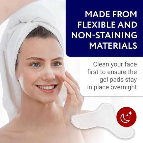 Soft Gel Nose Bridge Comfort Pads (10-Pack) – Adhesive Skin Cushioning Pads for Comfortable Fit, Soft Pressure Relief Interface, Universal Fit for Face Masks and Wearables in Kuwait