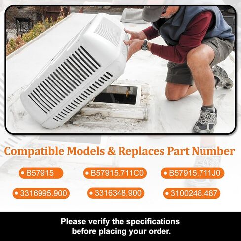 3313107.018 مكثف متوافق مع مكيف الهواء RV المنزلي، 50/5 فائق التوهج ±5%، 370VAC CBB65/CBB65A، يستبدل 3316995.900، 3316348.900، 3100248.487 in Kuwait