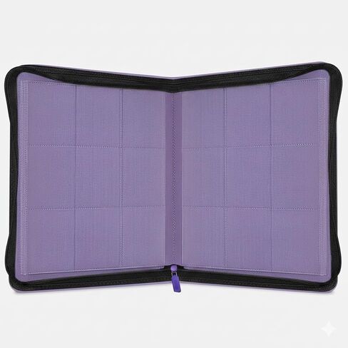 Trading Card Binder, 9 Pocket 540 Cards Trading Cards Games Collection Holder Book Folder with Side-Loading Sleeves (Black) in Kuwait