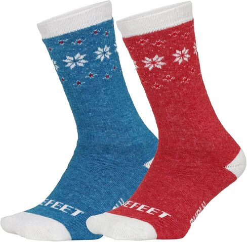 DEFEET Burly Boolie 2-Pack Wool Blend Socks | Heavy-Duty Construction | عزل حراري | المتانة اليومية | واسطة in Kuwait