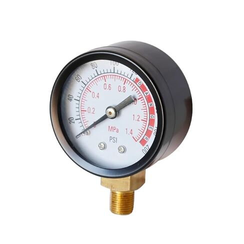 0-200 Psi 0-1.4mpa Npt Compact Steel Pressure Gauge Clear Reading for Air Water Oil Gas Fluids Pressure Gauge in Saudi Arabia
