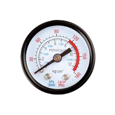 425C Upgraded Air Pressure Gauge Center Back Mount 1/8-inch/1/4-inch Thread 0-12BAR in Kuwait