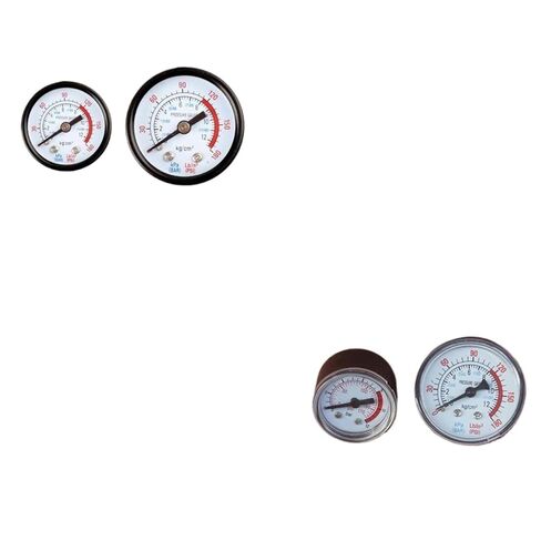 425C Upgraded Air Pressure Gauge Center Back Mount 1/8-inch/1/4-inch Thread 0-12BAR in Kuwait