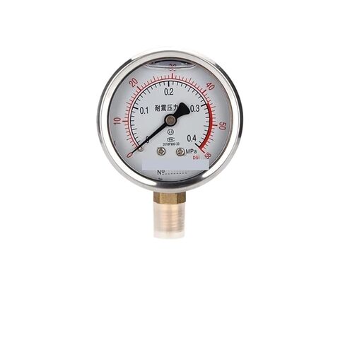 1pcs YN-60 Radial Negative Pressure Vacuum Gauge Hydraulic Oil Barometer 0-1.6MPa Pressure Gauge(0-1.6Mpa) in Kuwait