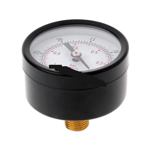 1 قطعة مقياس ضغط الفراغ مقياس الضغط 1/4 "BSPT موضوع قوي للحالة 0 ~-30inHg 0 ~-1b T4MC in Kuwait