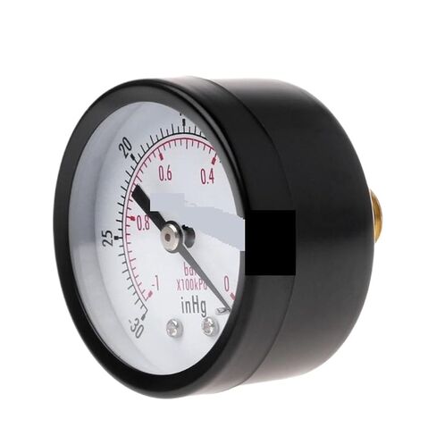 1 قطعة مقياس ضغط الفراغ مقياس الضغط 1/4 "BSPT موضوع قوي للحالة 0 ~-30inHg 0 ~-1b T4MC in Kuwait