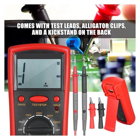1MΩ-20GΩ Digital Ohmmeter Insulat Resistance Tester Handheld Insulat Tester LCD Insulat Measurement Instrument in Kuwait