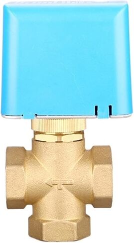 Withstand high Pressure and Temperature Extremes Three Way 3/4" 1" Motorized Electric Brass Globe Valves 2 Wire AC220V Shut-Off Valve in Kuwait