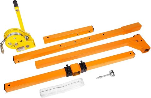 10M Lifting Crane Tool for Air Conditioner, Stainless Steel Conditioner Outside Installation Bracket Crane Lift Folding Self-Locking Manual Winch in Saudi Arabia