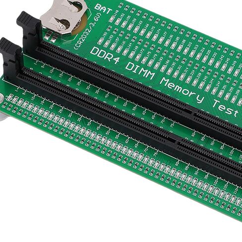 بطاقة اختبار فتحة ذاكرة الوصول العشوائي LiebeWH DDR4، محلل تشخيص LED للكمبيوتر المحمول DDR4 للكشف عن أخطاء الذاكرة مع طاقة مزدوجة من النوع C وإمداد البطارية in Kuwait