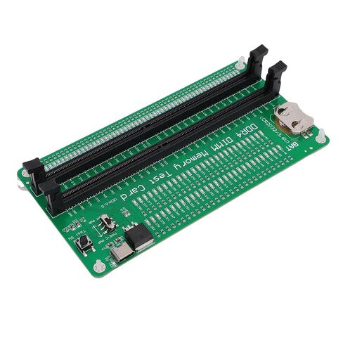 بطاقة اختبار فتحة ذاكرة الوصول العشوائي LiebeWH DDR4، محلل تشخيص LED للكمبيوتر المحمول DDR4 للكشف عن أخطاء الذاكرة مع طاقة مزدوجة من النوع C وإمداد البطارية in Kuwait