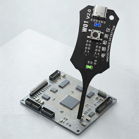 Type-c Inductance Tester Motherboard Coil, Electromagnetic Induction Fault Check Tool for Smartphone Motherboard Repair, Electronic Circuit Board Electromagnetic Detection Tool for-pc & Phone Repair in Saudi Arabia
