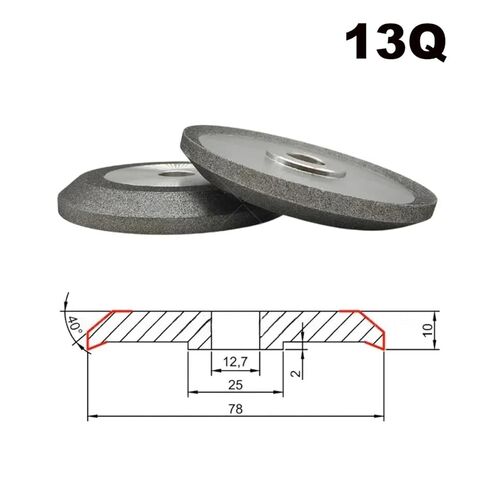 MR 13A 13B X1 X3 20G E20 D13 6-13 CBN SDC230 Grinding Wheels for Tungsten Steel Hard Alloy Drill Bit and Grinding Tools(13Q-CBN230) in Saudi Arabia