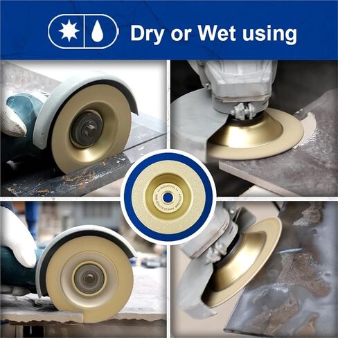 Dia115/125mm Diamond Cutting Grinding Cup Wheel Brazed Dekton Ceramic Tile Sanding Disc Porcelain Marble Cutter Plate(Dia 115mm,2Pcs) in Kuwait