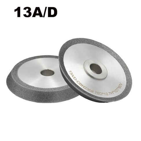 CBN Grinding Wheel 78-125mm,Drill Bit Sharpener Disc Circle Tools MR 13A 13B 20G,CBN for High Speed Steel,SDC for Tungsten Steel(13A D-SDC230) in Saudi Arabia