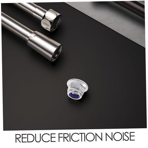 50pcs Self-Locking Nylon Inserted Lock Nuts Stainless Steel Fasteners for Hardware in Kuwait