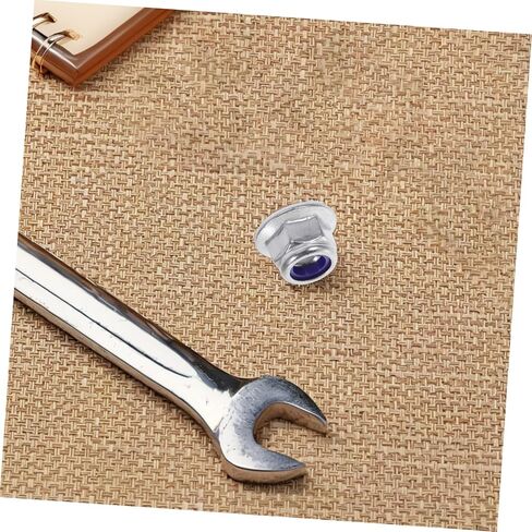 50pcs Self-Locking Nylon Inserted Lock Nuts Stainless Steel Fasteners for Hardware in Kuwait