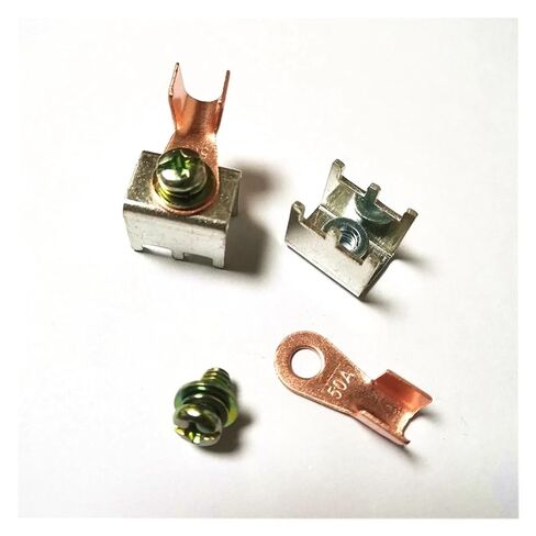 M6 Press Rivet Nut Terminal PCB Copper Welding Terminal with 6mm Screw 10pcs in Kuwait