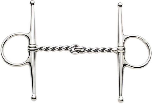 Korsteel Stainless Steel Twisted Wire Full Cheek Snaffle Bit in Kuwait