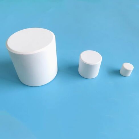 2Pcs Solid Alumina Ceramic Cylinder, High Temperature Resistant Insulating Wear Resistant Ceramic Rod for Industrial & Lab Use Φ15X15 mm in Kuwait