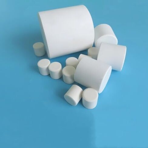 2Pcs Solid Alumina Ceramic Cylinder, High Temperature Resistant Insulating Wear Resistant Ceramic Rod for Industrial & Lab Use Φ15X15 mm in Kuwait