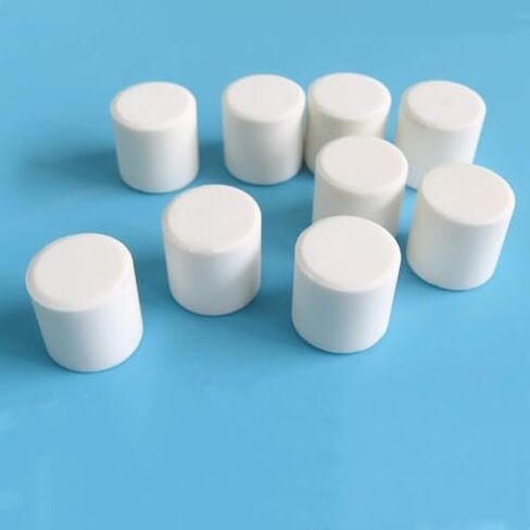 2Pcs Solid Alumina Ceramic Cylinder, High Temperature Resistant Insulating Wear Resistant Ceramic Rod for Industrial & Lab Use Φ15X15 mm in Kuwait