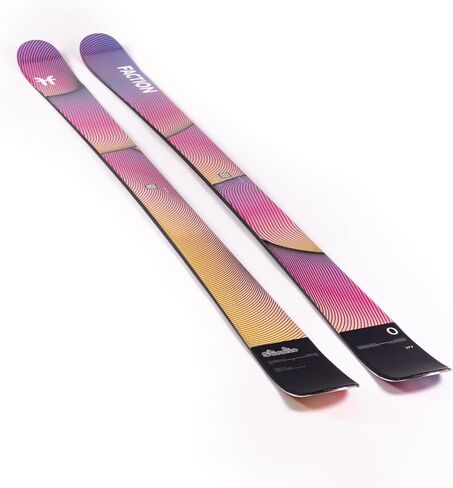 Faction Studio 0 Pro Park Skis - Poplar/Carbon Construction, Twin Tip Rocker Profile, Expert Halfpipe Freestyle in Kuwait