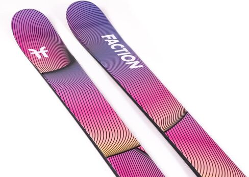 Faction Studio 0 Pro Park Skis - Poplar/Carbon Construction, Twin Tip Rocker Profile, Expert Halfpipe Freestyle in Kuwait