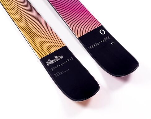 Faction Studio 0 Pro Park Skis - Poplar/Carbon Construction, Twin Tip Rocker Profile, Expert Halfpipe Freestyle in Kuwait
