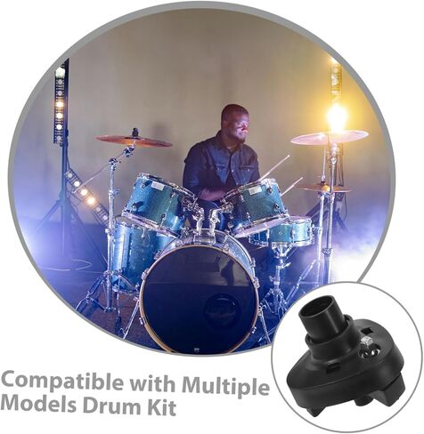 Alipis Drum Cymbal Mount Positioner Sleeve Plastic Clamp Accessory for Hi-hat Stand Arm Attachment Percussion Drum Set Parts Compatible with Cymbal Holder Rack in Kuwait