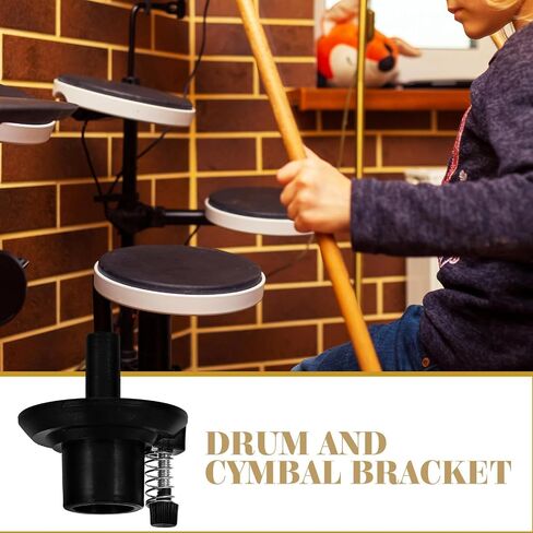 Hi-hat Cymbal Stand Base Holder with Plastic Felt Support Pad Drum Set Accessory Hi Hat Cymbal Support Part for Jazz Drum and Percussion in Kuwait