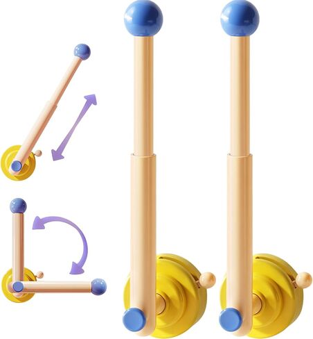 السنانير متعددة الوظائف المنفعة (2Pack) ، لا يمكن أن تمتد خطافات كوب شفط الحفر وتدويرها ، حامل ورق التواليت ذاتيًا للحمام والمطبخ ، خطاف الجدار/النافذة/البلاط in Kuwait