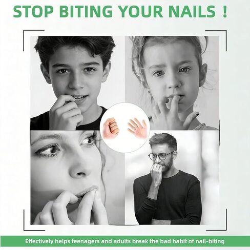واقيات أصابع جل من سوراليس، علاج عض الأظافر، منع عض الأظافر، أغطية أصابع السيليكون، 20 قطعة، تصميم قابل للقص لردع مص الإبهام وتصحيح العادات السيئة in Kuwait