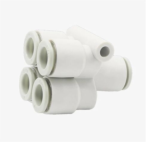 Y-Type Five-Way PRG6-04 8-06 04 Turn Four Variable Diameter 8-4 Pneumatic Connector 1Pcs(PRG6-6) in Saudi Arabia