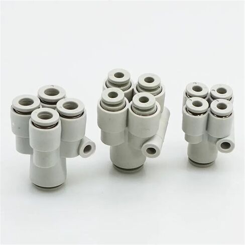 Y-Type Five-Way PRG6-04 8-06 04 Turn Four Variable Diameter 8-4 Pneumatic Connector 1Pcs(PRG6-6) in Saudi Arabia