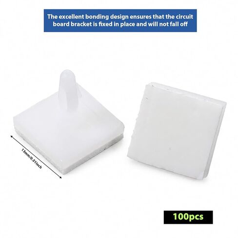 100 Pcs PCB Standoffs 0.25 Inch Supporting Height Adhesive Plastic Insulated Standoffs Circuit-Board Standoff for PC Board Computer Motherboard in Kuwait