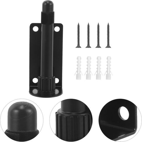 Healifty Black Metal Flute Rack Hanger Hook for Beginner Flute and Clarinet, Easy Hanging and Organizing Musical Instruments, Sturdy Abs Material, for Music Stands and Decorative Items in Kuwait