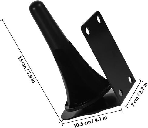 Clarinet Hanger Wall Mounted Stand Holder for Clarinet and Brass Instruments, Metal and Abs Construction, Space-saving Design with Anti-slip Feature, for Home Studio Music in Kuwait