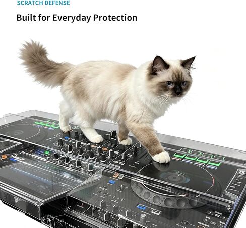 غطاء غبار من البولي كربونات لـ AlphaTheta XDJ-AZ، غطاء حماية لمعدات DJ ذو غلاف صلب شفاف وشفاف من البولي كربونات، مقاوم للغبار والصدمات ومقاوم للانسكاب للسفر in Kuwait