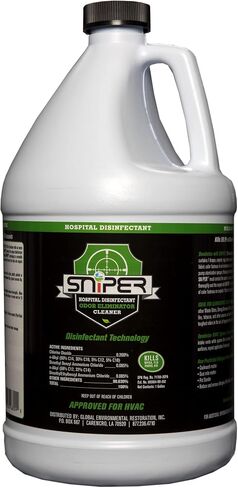 SNiPER Hospital Disinfectant, Odor Eliminator & All-Purpose Cleaner Gallon with Zep Professional Sprayer Bottle 32 oz in Kuwait