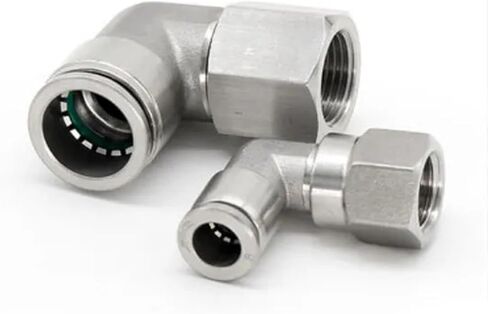 10Pcs PLF4-M5 PLF4-01 PLF4-02 PLF6-01 PLF-02 PLF8-01 PLF10-02 PLF12-02 304 Stainless Steel Elbow Feale Connector(10PCS PLF10-04) in Saudi Arabia