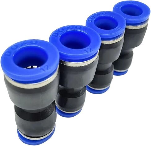 10Pcs PG Unequal Diameter Air Tube Fitting Straight Union One Touch Push In Pneumatic Connectors(PG10-6 (10PCS)) in Saudi Arabia