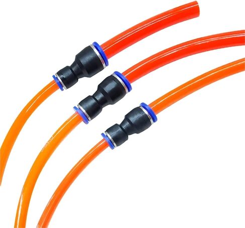 10Pcs PG Unequal Diameter Air Tube Fitting Straight Union One Touch Push In Pneumatic Connectors(PG10-6 (10PCS)) in Saudi Arabia
