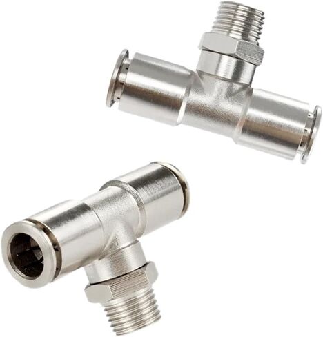 5-10Pcs PB Quick Connector Tee Male Thread(PB4-02 10PCS) in Kuwait