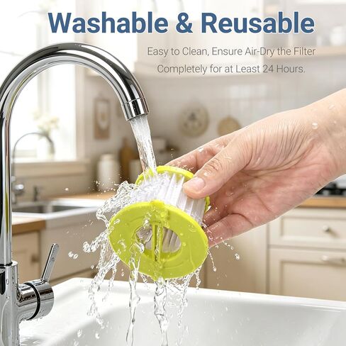 فلتر بديل لسلسلة Ryobi 18V ONE+ للمكنسة الكهربائية المحمولة PCL700 PCL704 PCL705 مقارنة بالجزء # A32F05N A32HF00 (عبوتان) in Kuwait