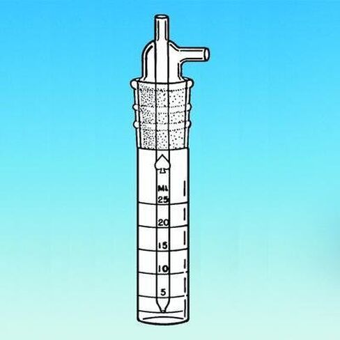7531-10 Impinger, Complete with Open Tube End Inlet/Outlet Stopper, Calibrated Nozzle, 25 mL Capacity in Kuwait