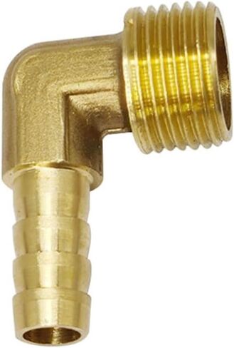 1PCS Brass Hose Connector 6 8 10 12 14mm Barb Tail 1/8“1/4"3/8“1/2" Pagoda Male/Female Thread Air Gas Water Pipe Barb Fitting Coupler(PC,10MM_1/4") in Kuwait