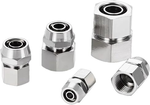10 قطعة KPCF كوبر 1/8 "1/4" 3/8 "1/2" تركيبات هوائية أنثى دفع في موصل سريع الإصدار تركيب الهواء OD 4 6 8 10 12 مللي متر (KPCF 8-04) in Kuwait
