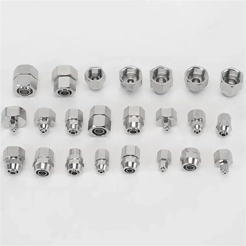 10 قطعة KPCF كوبر 1/8 "1/4" 3/8 "1/2" تركيبات هوائية أنثى دفع في موصل سريع الإصدار تركيب الهواء OD 4 6 8 10 12 مللي متر (KPCF 8-04) in Kuwait